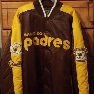 San Diego Padres silk jacket XXL Cooperstown